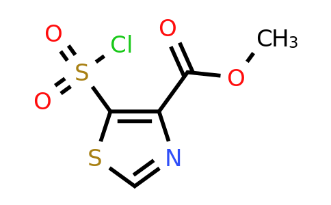 CAS 89502-07-8 | methyl 5-(chlorosulfonyl)-1,3-thiazole-4-carboxylate