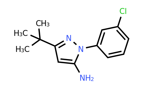 CAS 895042-70-3 | 3-Tert-butyl-1-(3-chlorophenyl)-1H-pyrazol-5-amine