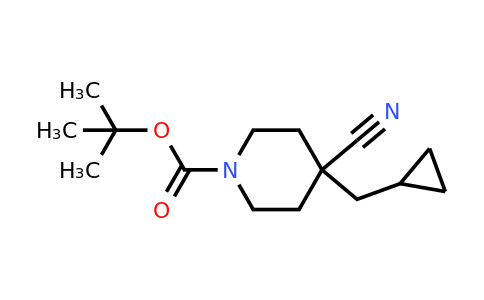 CAS 895132-31-7 | tert-Butyl 4-cyano-4-(cyclopropylmethyl)piperidine-1-carboxylate