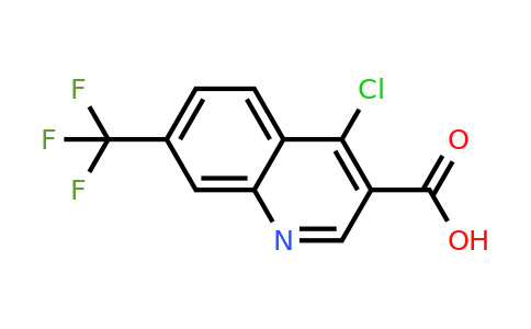 CAS 89524-63-0 | 4-Chloro-7-(trifluoromethyl)quinoline-3-carboxylic acid