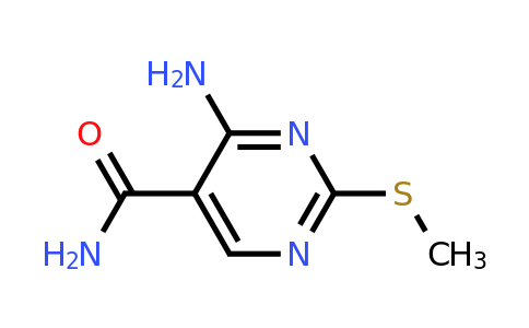 CAS 89533-28-8 | 4-Amino-2-(methylthio)pyrimidine-5-carboxamide