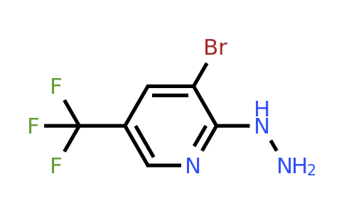 CAS 89570-86-5 | 3-Bromo-2-hydrazinyl-5-(trifluoromethyl)pyridine