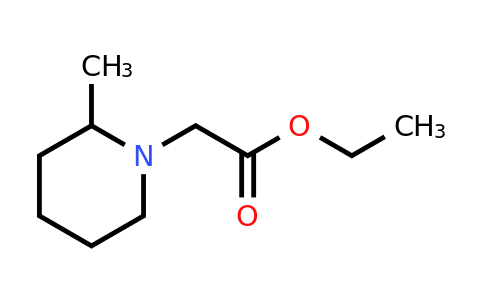 CAS 895869-57-5 | Ethyl 2-(2-methylpiperidin-1-yl)acetate