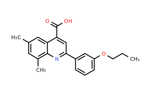 CAS 895932-30-6 | 6,8-Dimethyl-2-(3-propoxyphenyl)quinoline-4-carboxylic acid