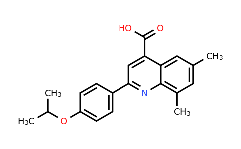 CAS 895966-49-1 | 2-(4-Isopropoxyphenyl)-6,8-dimethylquinoline-4-carboxylic acid