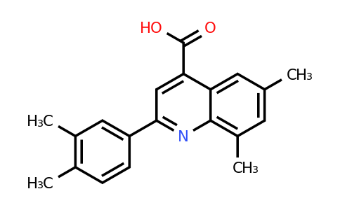 CAS 895967-54-1 | 2-(3,4-Dimethylphenyl)-6,8-dimethylquinoline-4-carboxylic acid