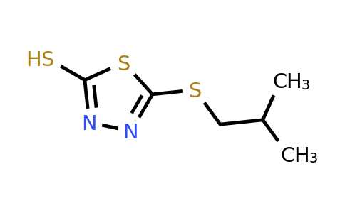 CAS 89601-20-7 | 5-[(2-methylpropyl)sulfanyl]-1,3,4-thiadiazole-2-thiol