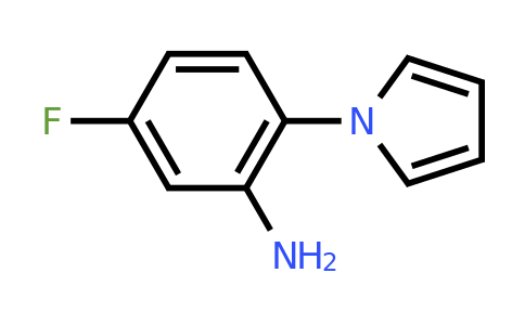 CAS 896429-57-5 | 5-Fluoro-2-(1H-pyrrol-1-yl)aniline