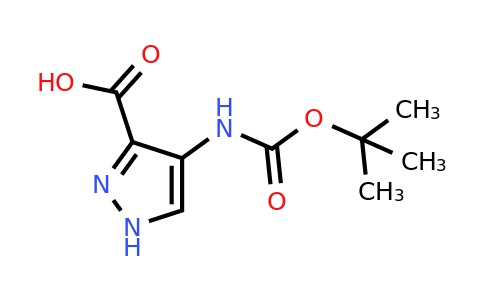 CAS 896466-71-0 | 4-[[(1,1-Dimethylethoxy)carbonyl]amino]-1H-pyrazole-3-carboxylic acid