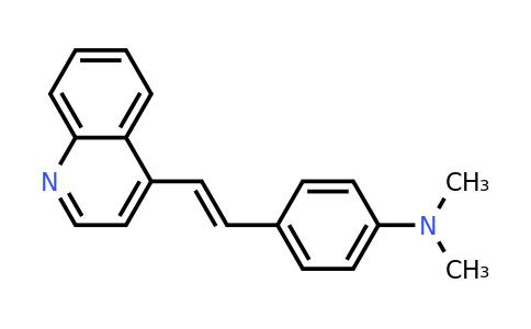 CAS 897-55-2 | N,N-Dimethyl-4-(2-(quinolin-4-yl)vinyl)aniline