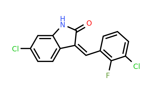 CAS 897365-76-3 | 6-Chloro-3-(3-chloro-2-fluorobenzylidene)indolin-2-one
