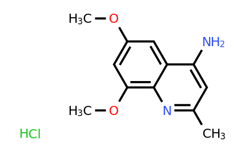 CAS 897544-70-6 | 6,8-Dimethoxy-2-methylquinolin-4-amine hydrochloride