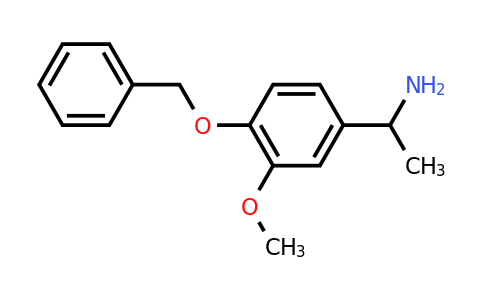 CAS 897552-34-0 | 1-[4-(Benzyloxy)-3-methoxyphenyl]ethan-1-amine