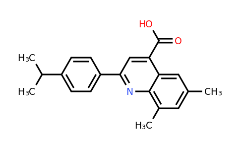 CAS 897554-44-8 | 2-(4-Isopropylphenyl)-6,8-dimethylquinoline-4-carboxylic acid