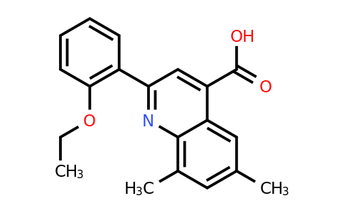 CAS 897554-46-0 | 2-(2-Ethoxyphenyl)-6,8-dimethylquinoline-4-carboxylic acid
