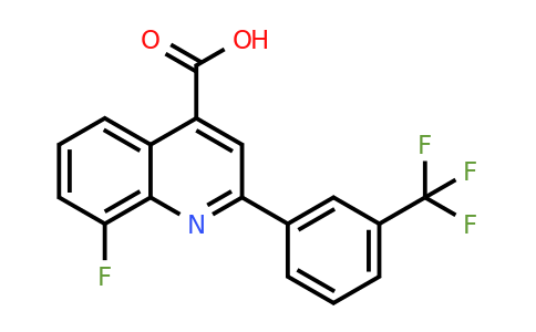 CAS 897557-60-7 | 8-Fluoro-2-(3-(trifluoromethyl)phenyl)quinoline-4-carboxylic acid