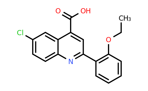 CAS 897560-14-4 | 6-Chloro-2-(2-ethoxyphenyl)quinoline-4-carboxylic acid