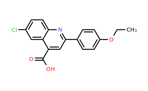 CAS 897560-18-8 | 6-Chloro-2-(4-ethoxyphenyl)quinoline-4-carboxylic acid