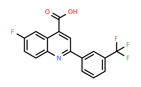 CAS 897561-78-3 | 6-Fluoro-2-(3-(trifluoromethyl)phenyl)quinoline-4-carboxylic acid