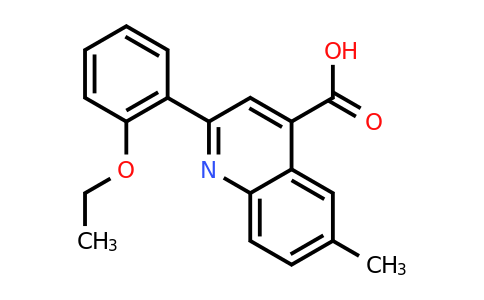 CAS 897572-04-2 | 2-(2-Ethoxyphenyl)-6-methylquinoline-4-carboxylic acid