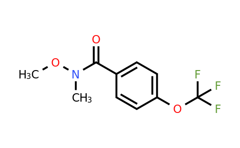 CAS 897656-36-9 | N-methoxy-N-methyl-4-(trifluoromethoxy)benzamide