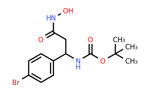 CAS 898404-69-8 | Tert-butyl [1-(4-bromophenyl)-3-(hydroxyamino)-3-oxopropyl]carbamate