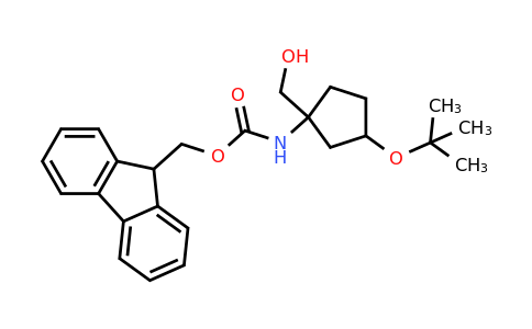 CAS 898404-81-4 | (3-Tert-butoxy-1-hydroxymethyl-cyclopentyl)-carbamic acid 9H-fluoren-9-ylmethyl ester