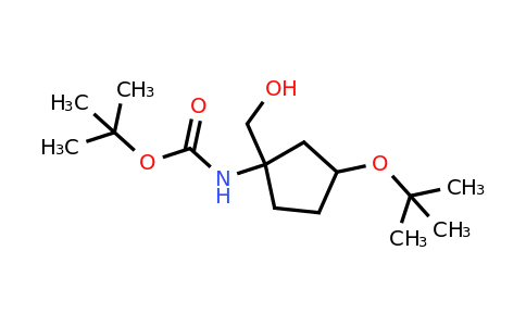 CAS 898404-83-6 | (3-Tert-butoxy-1-hydroxymethyl-cyclopentyl)-carbamic acid tert-butyl ester