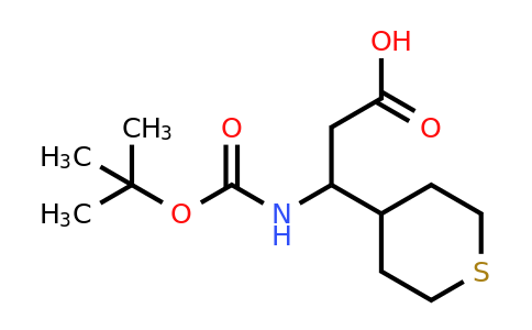 CAS 898404-99-4 | 3-[(Tert-butoxycarbonyl)amino]-3-(tetrahydro-2H-thiopyran-4-YL)propanoic acid