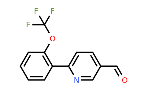 CAS 898405-31-7 | 6-[2-(Trifluoromethoxy)phenyl]-3-pyridinecarbaldehyde