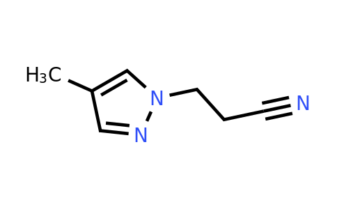 CAS 89853-48-5 | 3-(4-Methyl-1H-pyrazol-1-yl)propanenitrile