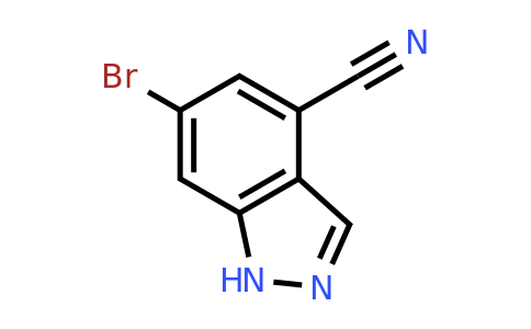 CAS 898747-00-7 | 6-bromo-1H-indazole-4-carbonitrile