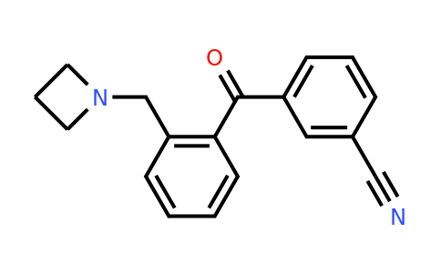 CAS 898754-47-7 | 3-(2-(Azetidin-1-ylmethyl)benzoyl)benzonitrile