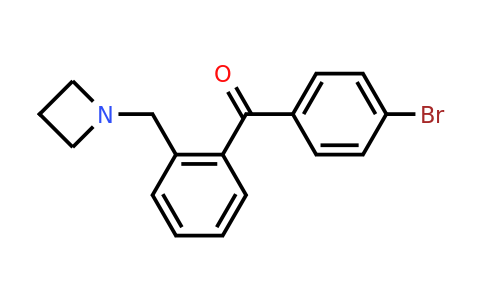 CAS 898754-71-7 | (2-(Azetidin-1-ylmethyl)phenyl)(4-bromophenyl)methanone
