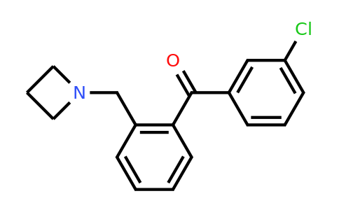 CAS 898754-74-0 | (2-(Azetidin-1-ylmethyl)phenyl)(3-chlorophenyl)methanone