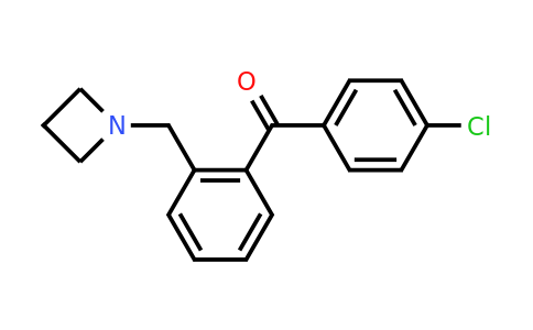 CAS 898754-77-3 | (2-(Azetidin-1-ylmethyl)phenyl)(4-chlorophenyl)methanone