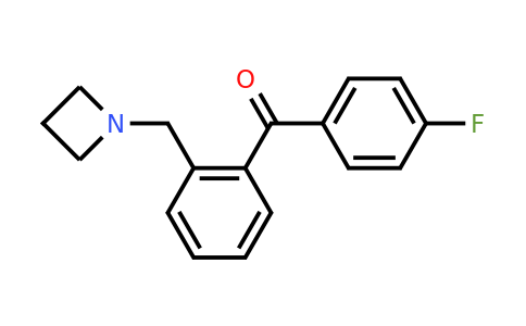 CAS 898754-83-1 | (2-(Azetidin-1-ylmethyl)phenyl)(4-fluorophenyl)methanone