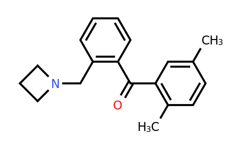CAS 898754-89-7 | (2-(Azetidin-1-ylmethyl)phenyl)(2,5-dimethylphenyl)methanone