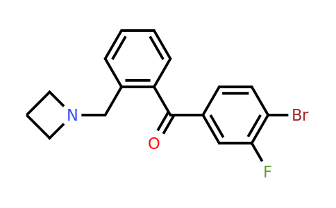 CAS 898754-97-7 | (2-(Azetidin-1-ylmethyl)phenyl)(4-bromo-3-fluorophenyl)methanone