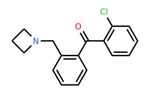 CAS 898755-03-8 | (2-(Azetidin-1-ylmethyl)phenyl)(2-chlorophenyl)methanone