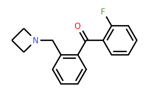 CAS 898755-05-0 | (2-(Azetidin-1-ylmethyl)phenyl)(2-fluorophenyl)methanone