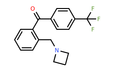 CAS 898755-11-8 | (2-(Azetidin-1-ylmethyl)phenyl)(4-(trifluoromethyl)phenyl)methanone