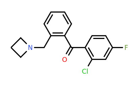 CAS 898755-15-2 | (2-(Azetidin-1-ylmethyl)phenyl)(2-chloro-4-fluorophenyl)methanone