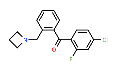 CAS 898755-19-6 | (2-(Azetidin-1-ylmethyl)phenyl)(4-chloro-2-fluorophenyl)methanone