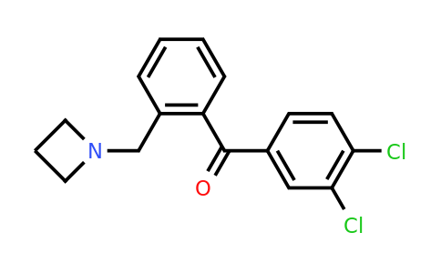 CAS 898755-27-6 | (2-(Azetidin-1-ylmethyl)phenyl)(3,4-dichlorophenyl)methanone