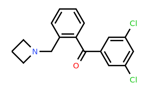 CAS 898755-29-8 | (2-(Azetidin-1-ylmethyl)phenyl)(3,5-dichlorophenyl)methanone