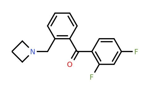 CAS 898755-31-2 | (2-(Azetidin-1-ylmethyl)phenyl)(2,4-difluorophenyl)methanone