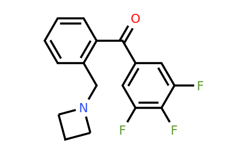 CAS 898755-38-9 | (2-(Azetidin-1-ylmethyl)phenyl)(3,4,5-trifluorophenyl)methanone
