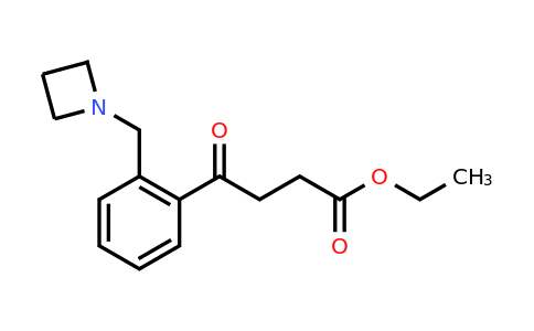 CAS 898755-53-8 | Ethyl 4-(2-(azetidin-1-ylmethyl)phenyl)-4-oxobutanoate