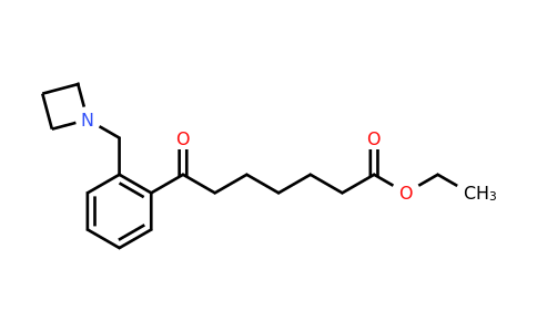 CAS 898755-61-8 | Ethyl 7-(2-(azetidin-1-ylmethyl)phenyl)-7-oxoheptanoate